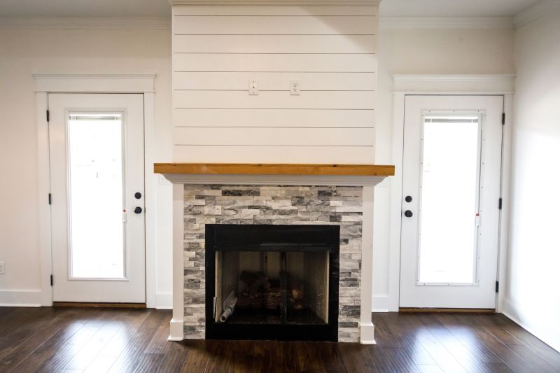 Finished Modern Fireplace